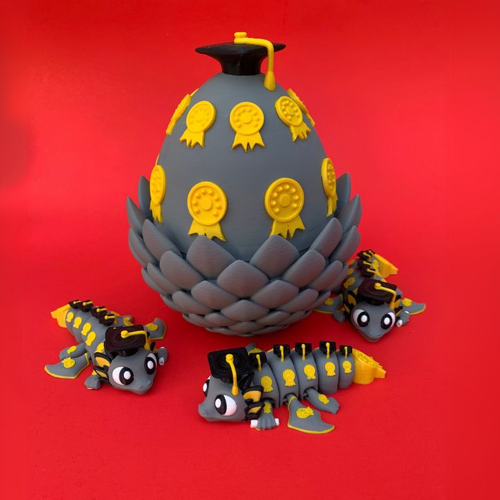 Graduation Dragon And Egg Box