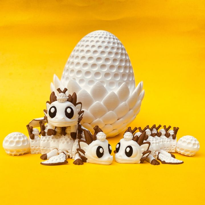 Flexi Hockey Dragon And Egg Box