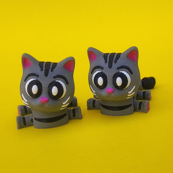 Articulated Flexi Kitty Cat