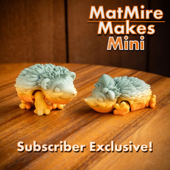 MMMini Hedgehog + Santa Hat