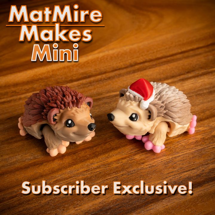 MMMini Hedgehog + Santa Hat
