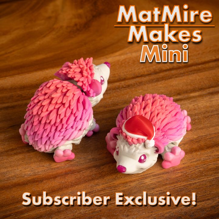 MMMini Hedgehog + Santa Hat