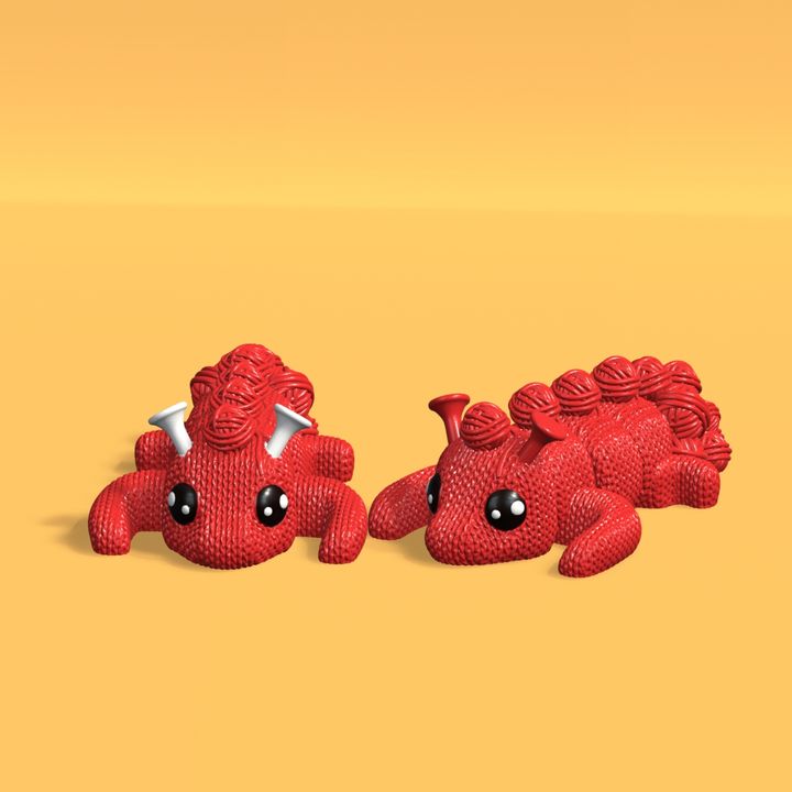 Flexi Mini Knit Dragon
