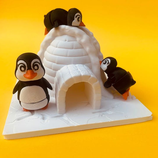 Flexi Penguin And Igloo House Bundle