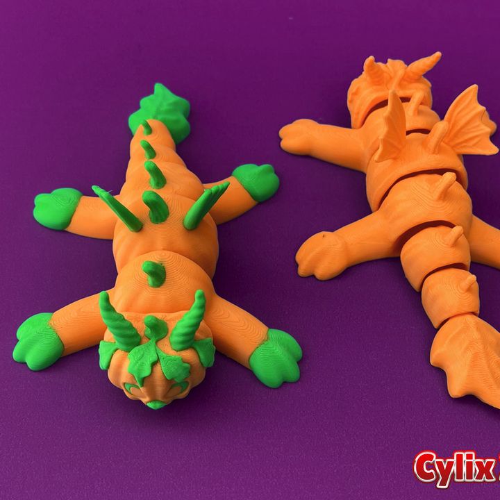 Flexi Pumpkin Dragon