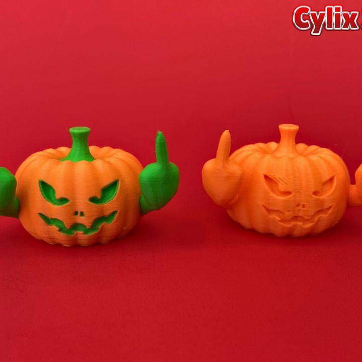 Funny Pumpkin Middle Finger Prank