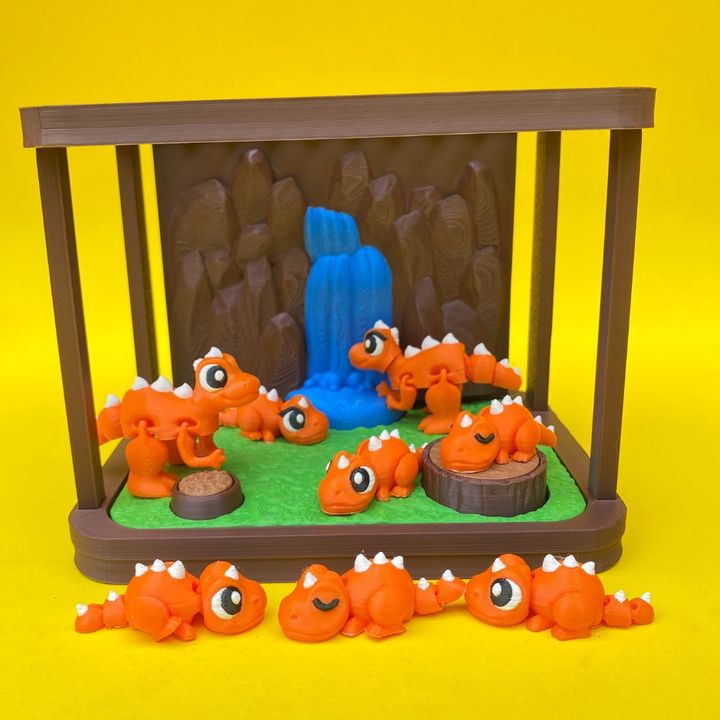 Flexi Rex Dinosaur in Place