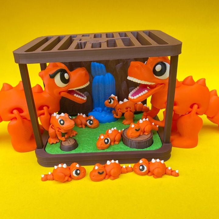 Flexi Rex Dinosaur in Place