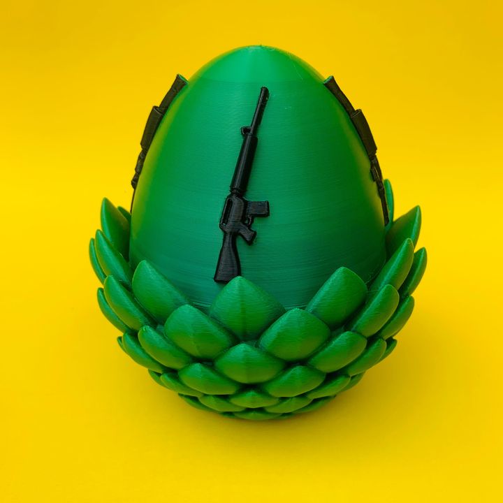 Flexi Soldier Dragon And Egg, Articulated Dragon