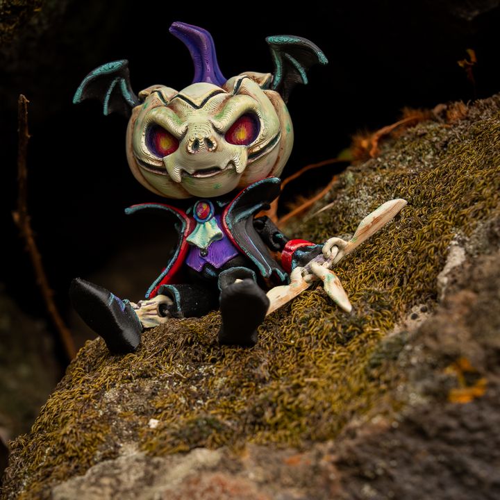 Articulated Count Pumpkin