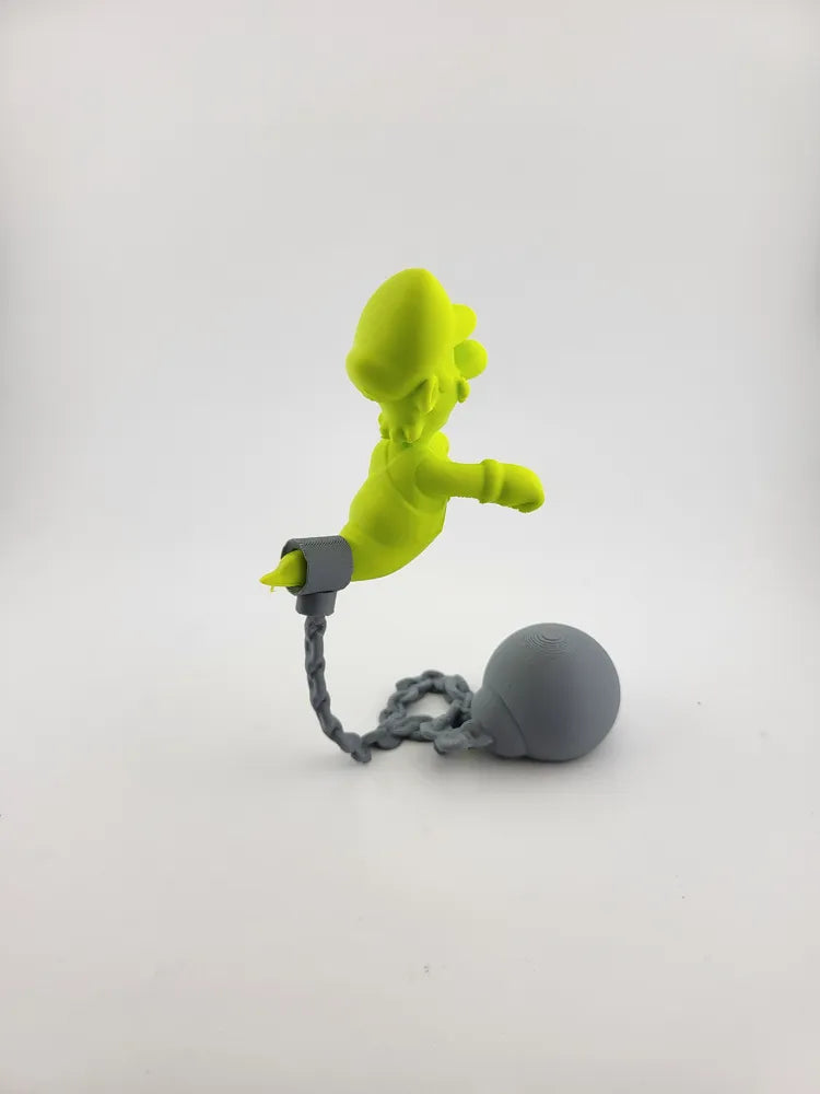 Floating Ghost Plumber Chain – Cute Desk Decor