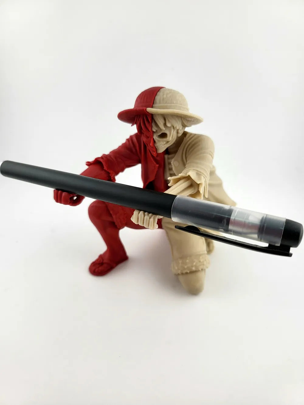 Luffy Skeleton Pen Holder – One Piece Desk Holder