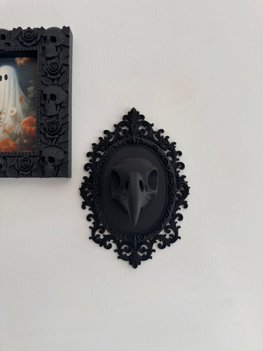 Gothic Raven Skull
