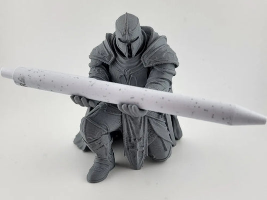 Medieval Knight Pen Holder Desk Organizer v2