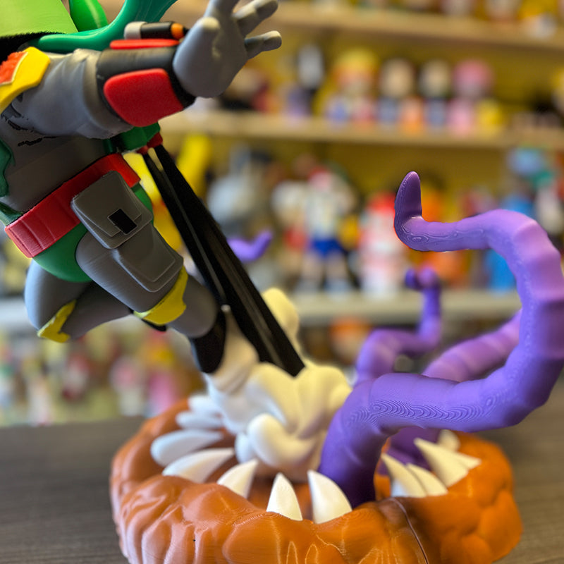 Star Wars Chibi-Style Boba Fett Escaping Sarlacc Pit