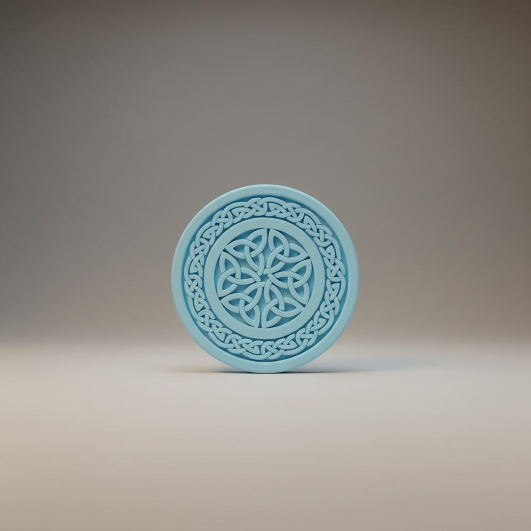 Coaster with Celtic decor
