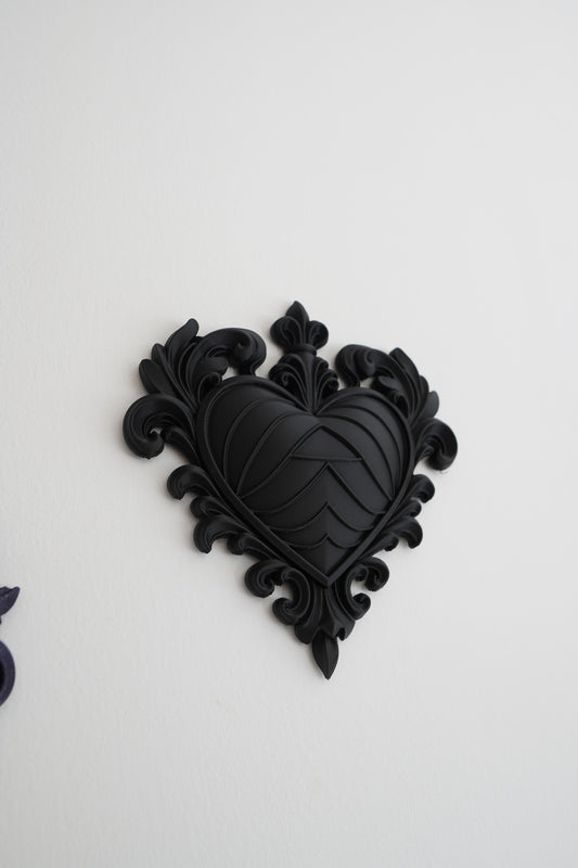 Dark Gothic Heart Wall Plaque