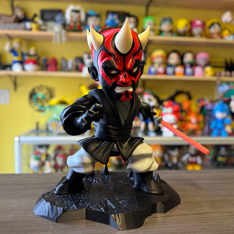 Star Wars Chibi-Style Darth Maul GITD Saber