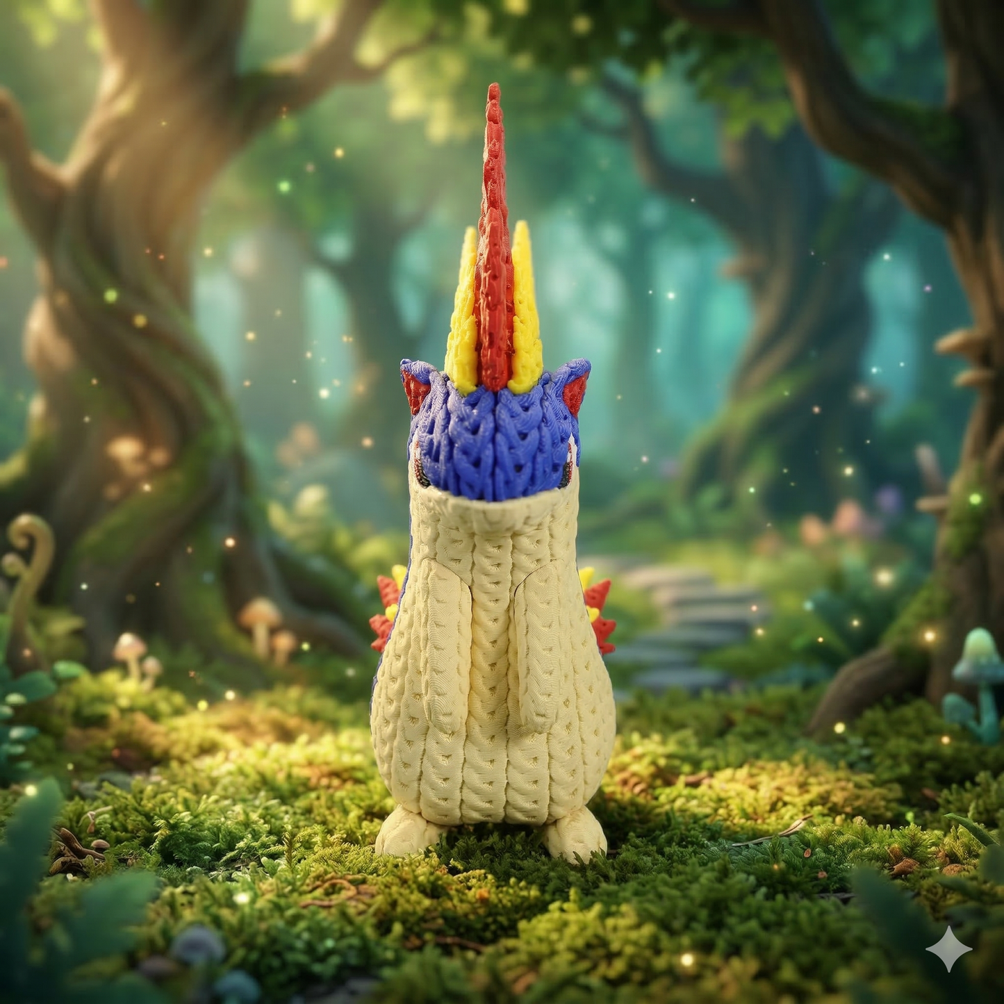 Pokemon Quilava Knitted - Crochet