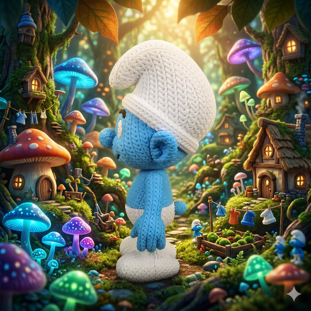 The Smurf Knitted - Crochet
