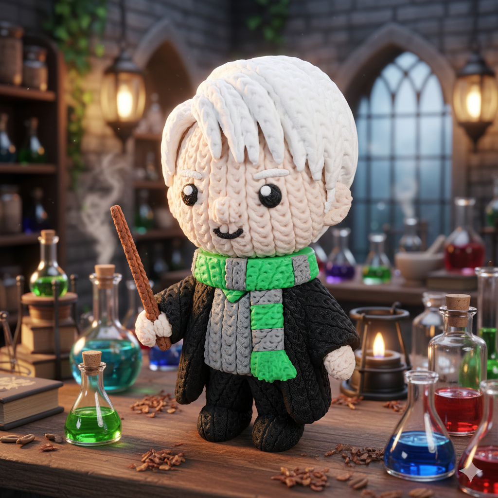 Potterverse Draco Malfoy Knitted - Crochet