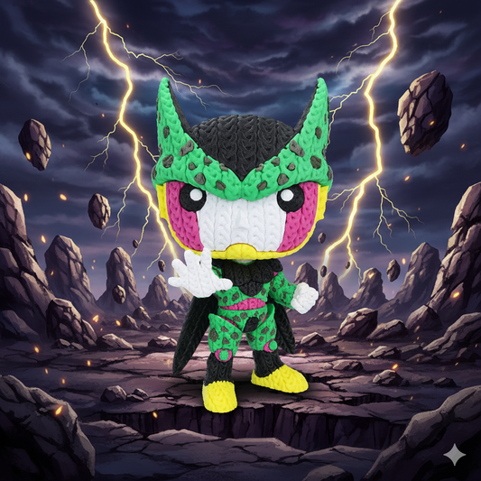 Dragon Ball Z Perfect Cell Knitted - Crochet