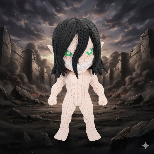 Attack on Titan Eren Titan Knitted - Crochet