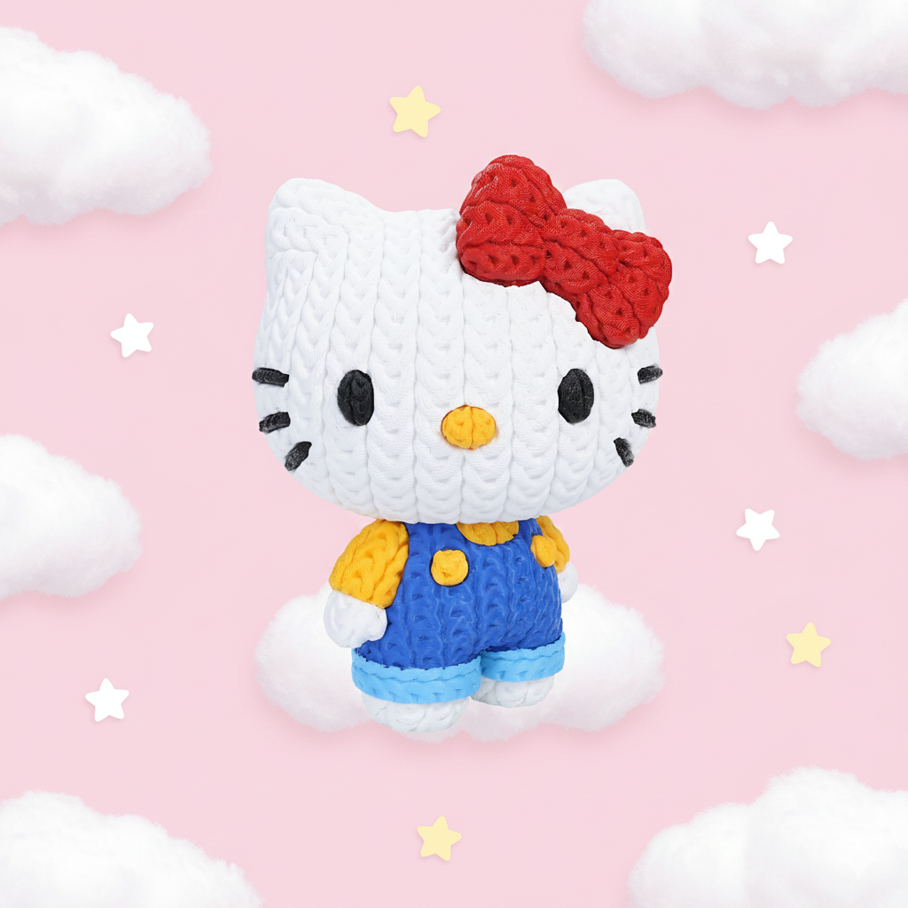 Hello Kitty Crochet - Knitted