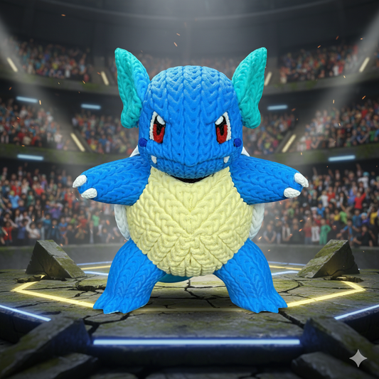 Pokemon Wartortle Knitted - Crochet