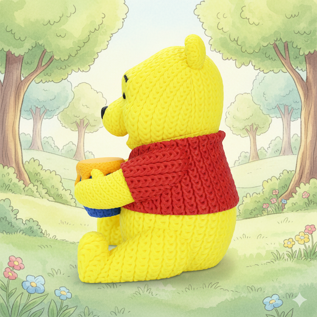 Winnie The Pooh Knitted - Crochet