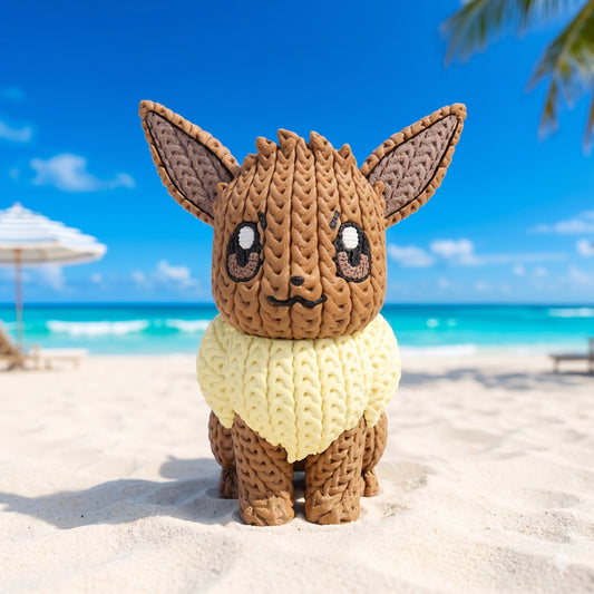 Pokemon Eevee - Knitted Crochet