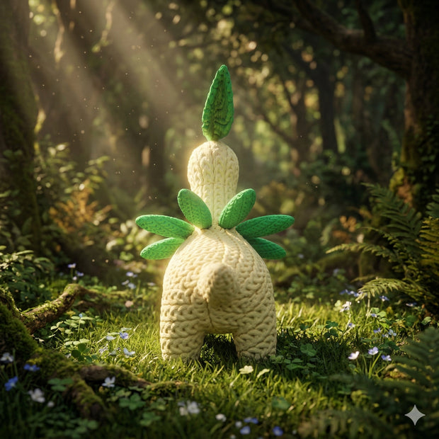Pokemon Bayleef Knitted - Crochet