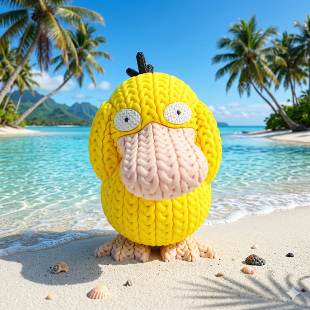 Pokemon Psyduck Knitted - Crochet
