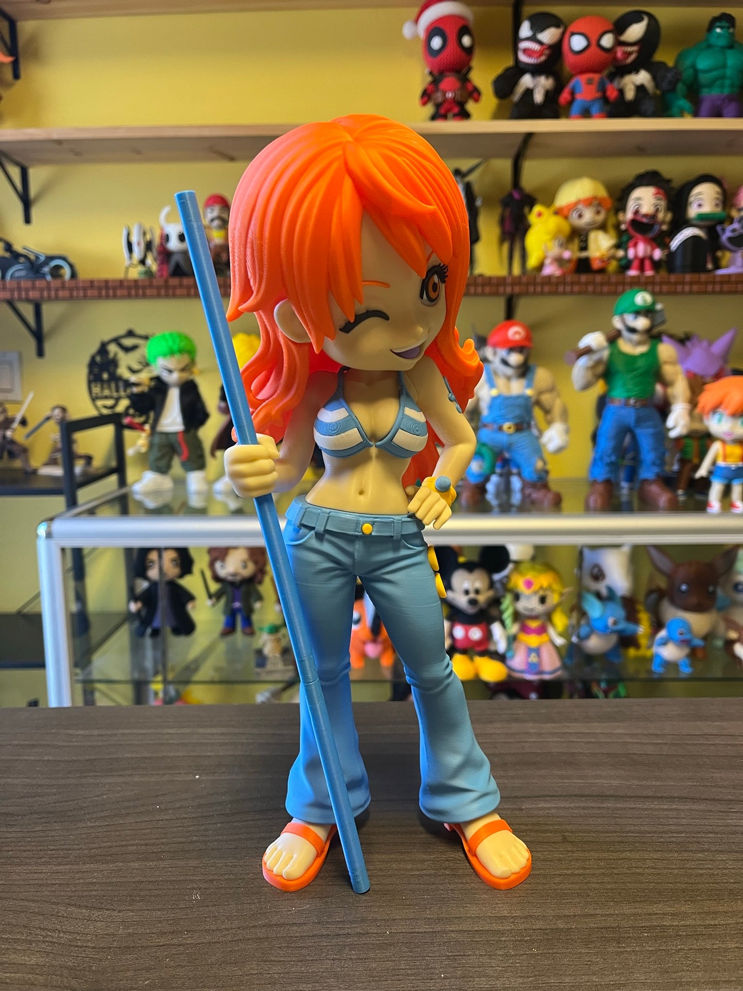 One Piece - 12" Nami Bikini & Staff