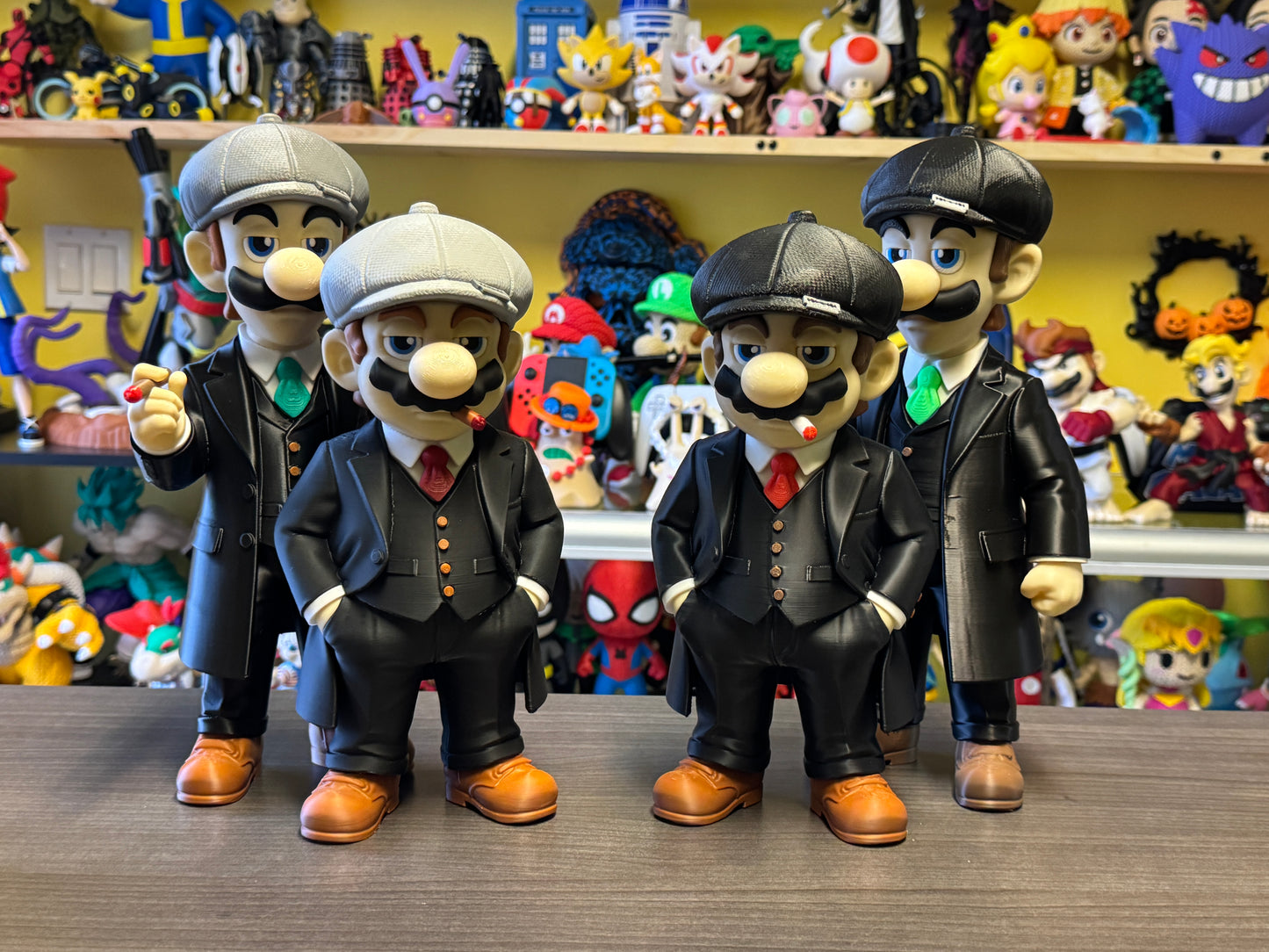 9" Mario Luigi Peaky Blinders
