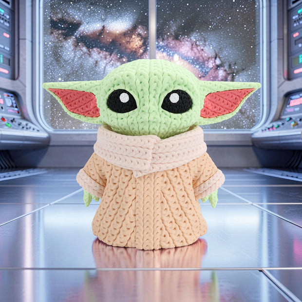 Star Wars Mandalorian Baby Yoda Knitted - Crochet