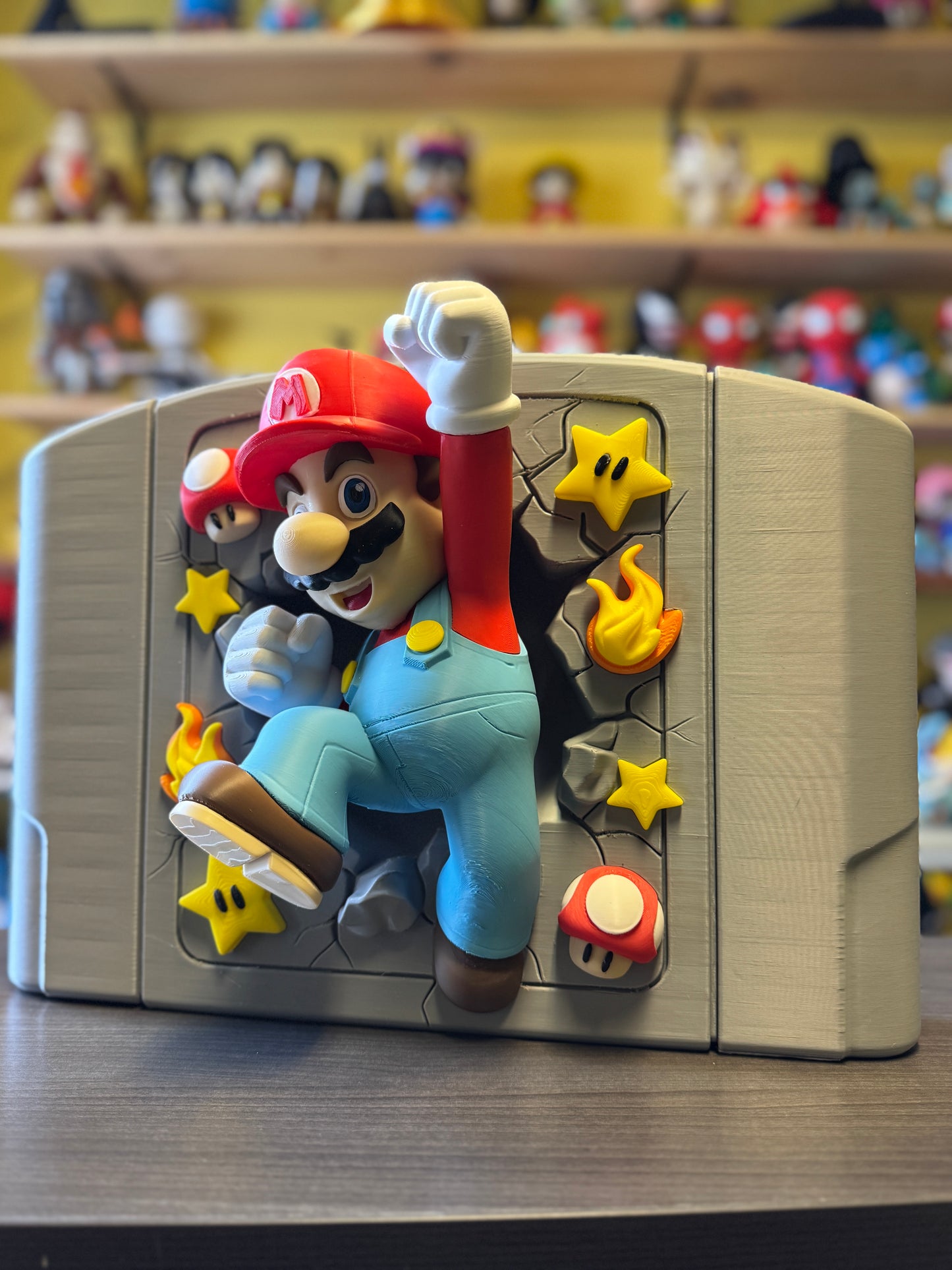 18" x 12" Mario NES Wall Breaker Diorama