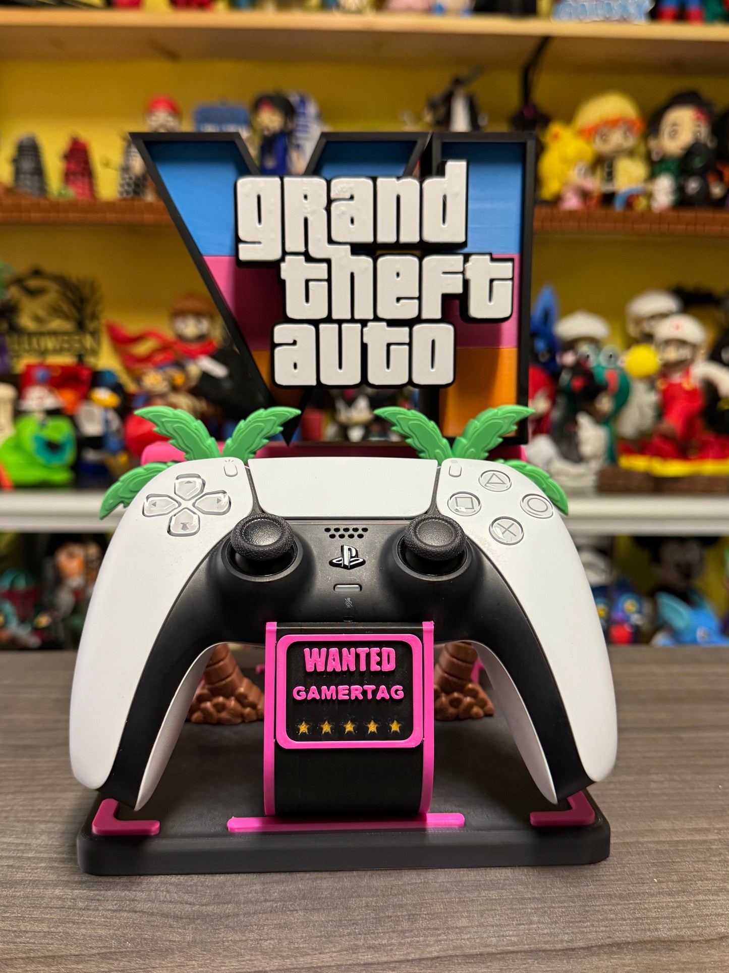 GTA VI Wanted PS5 Controller Holder
