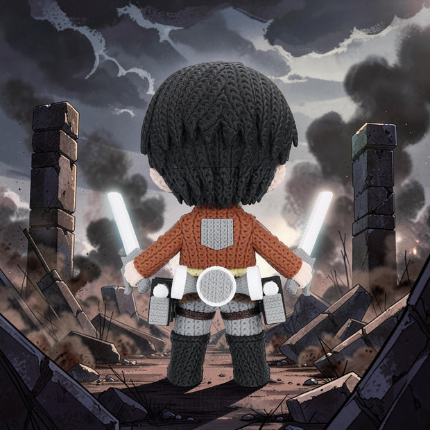 Attack on Titan Levi Ackerman Knitted - Crochet