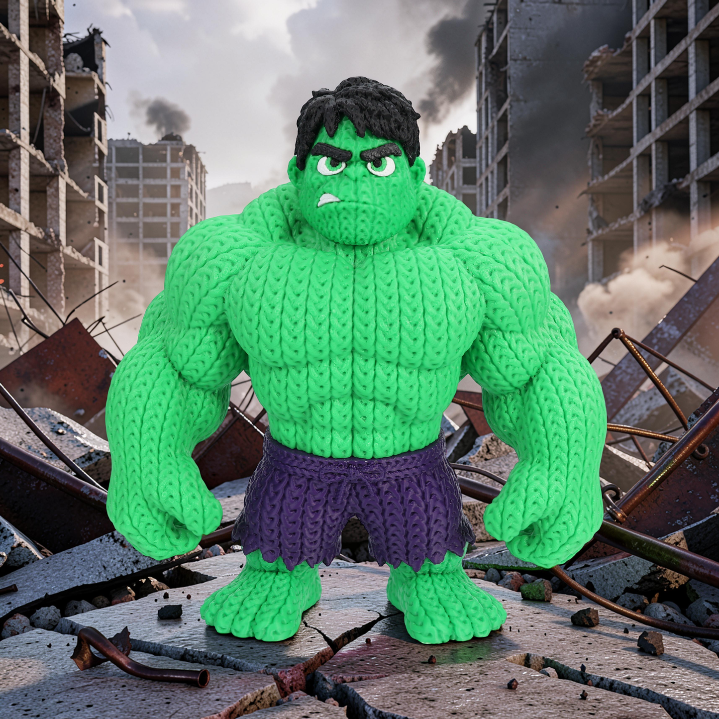The Incredible Hulk Knitted - Crochet