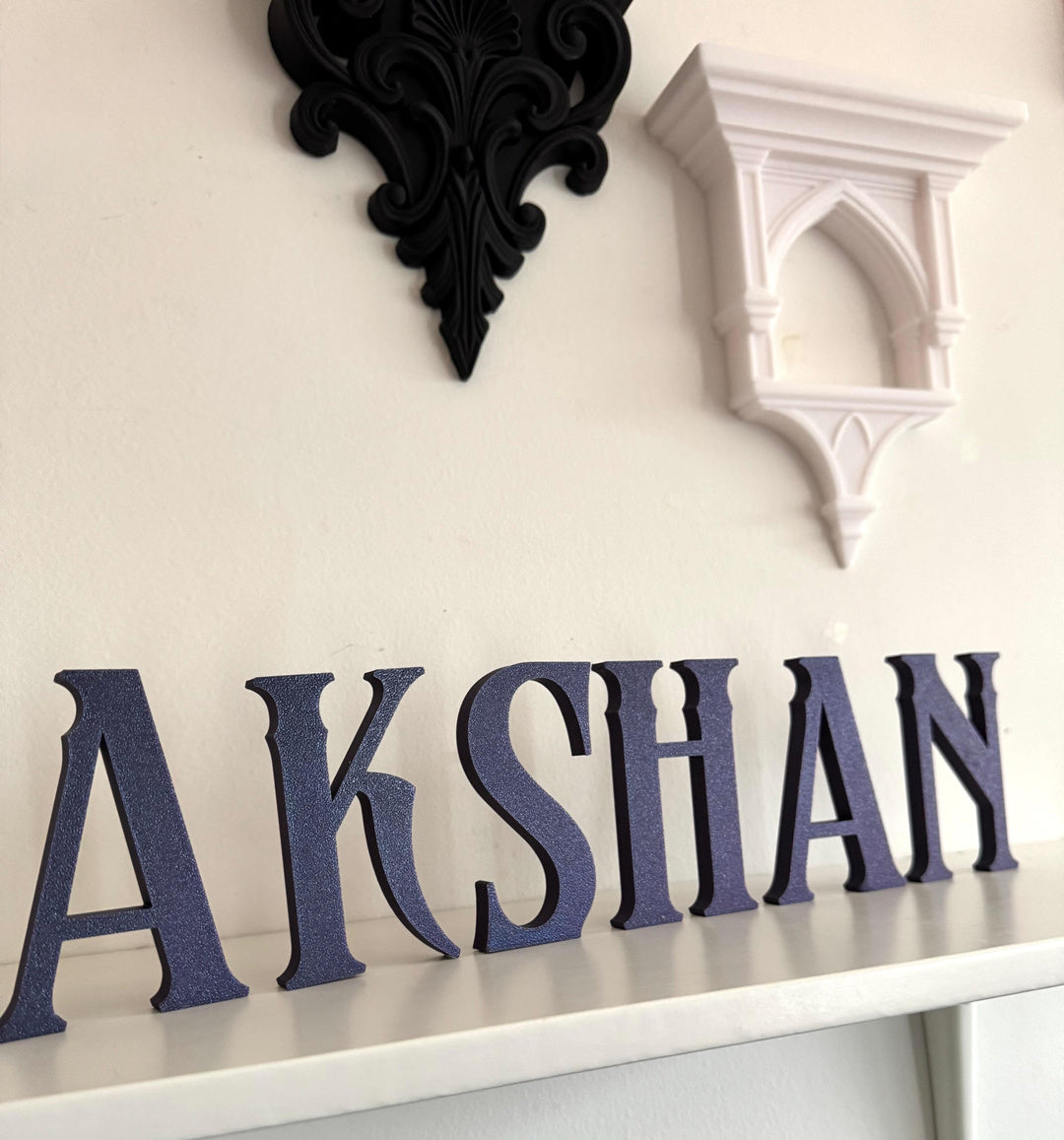 Customizable 3D Font Letters and Numbers