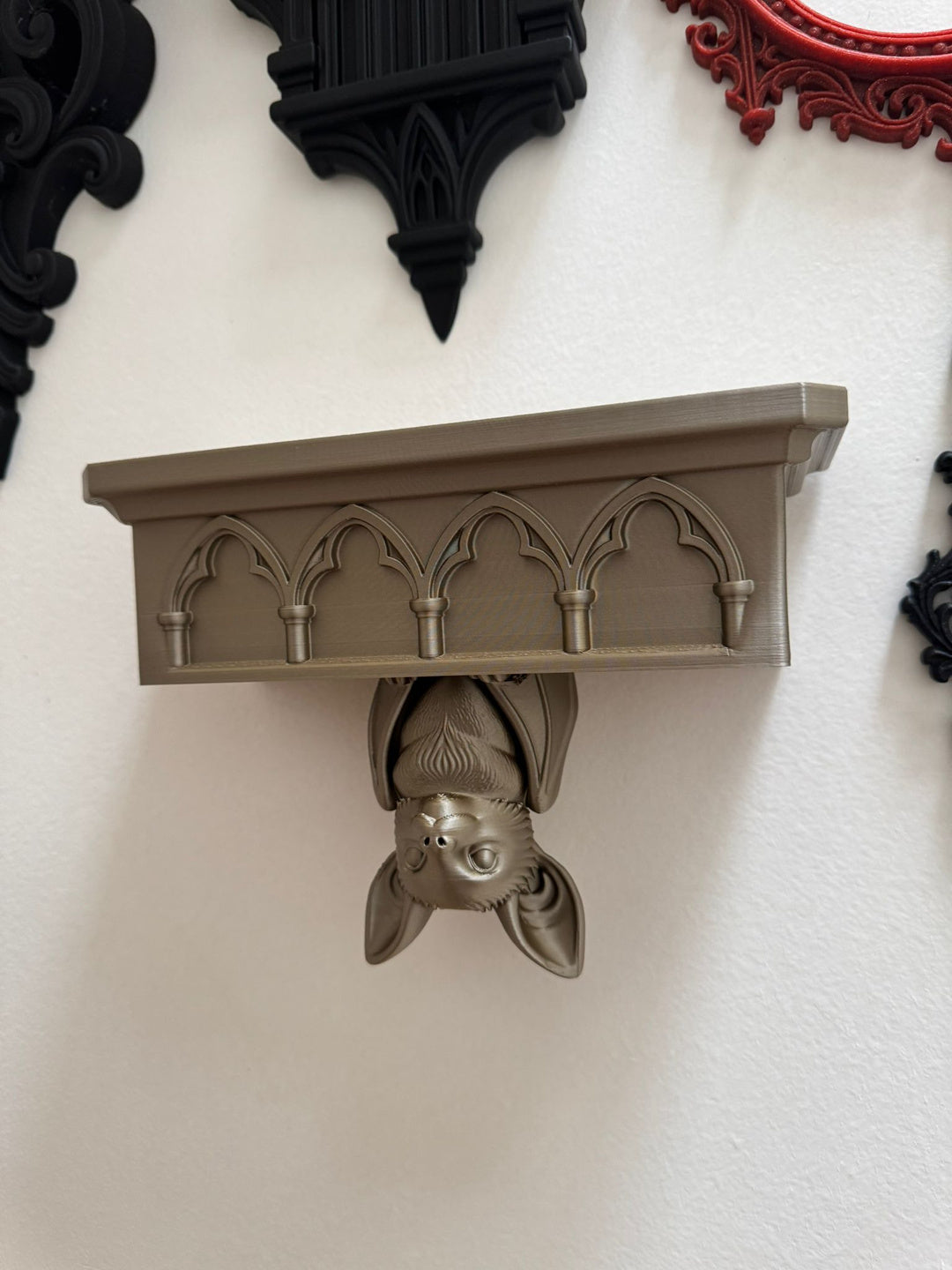 Gothic Bat Cathedral Shelf
