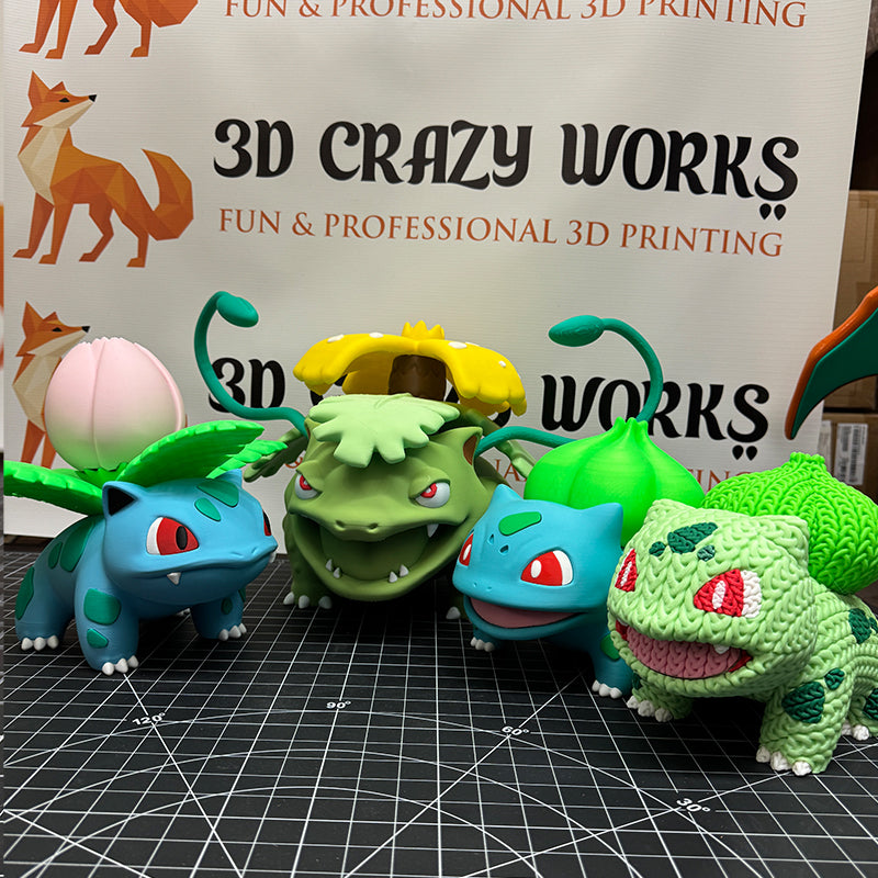 Pokemon Generation I - 8" Bulbasaur Knitted - Crochet