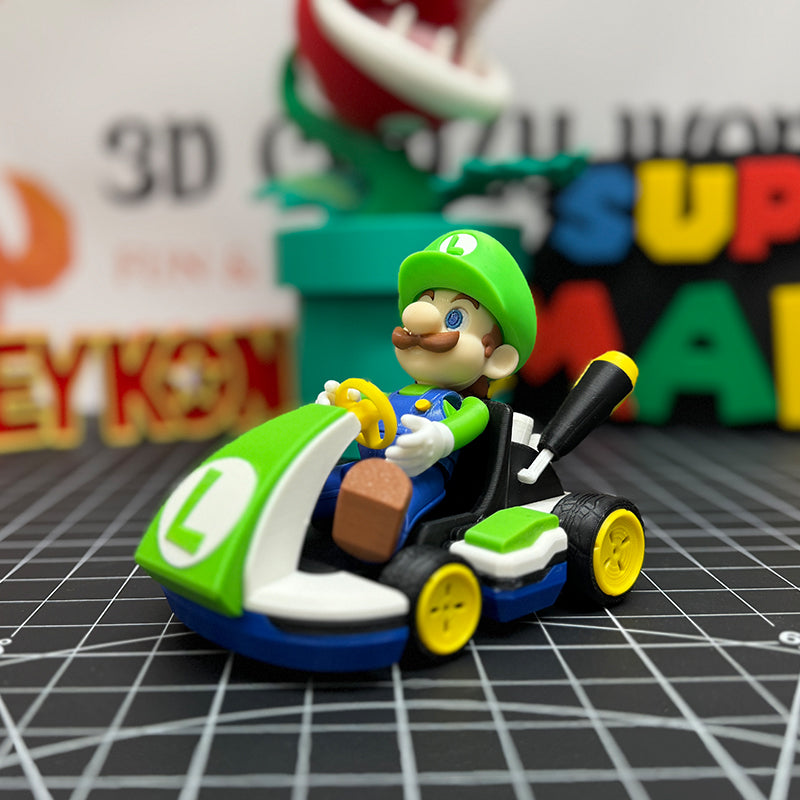Mario Cart VIII Deluxe - 5" Luigi Cart