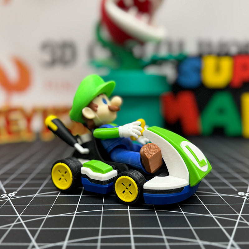 Mario Cart VIII Deluxe - 5" Luigi Cart