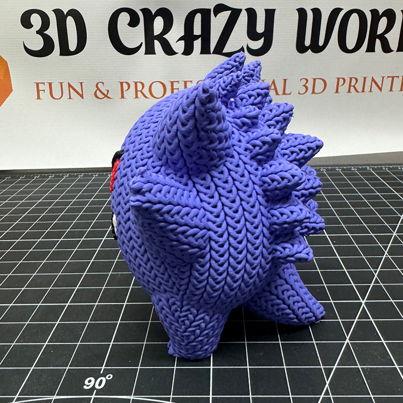 Pokemon Generation I - 7" Gengar Knitted - Crochet
