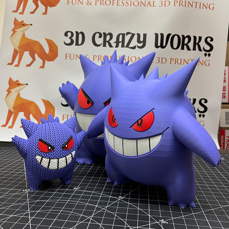 Pokemon Generation I - 7" Gengar Knitted - Crochet