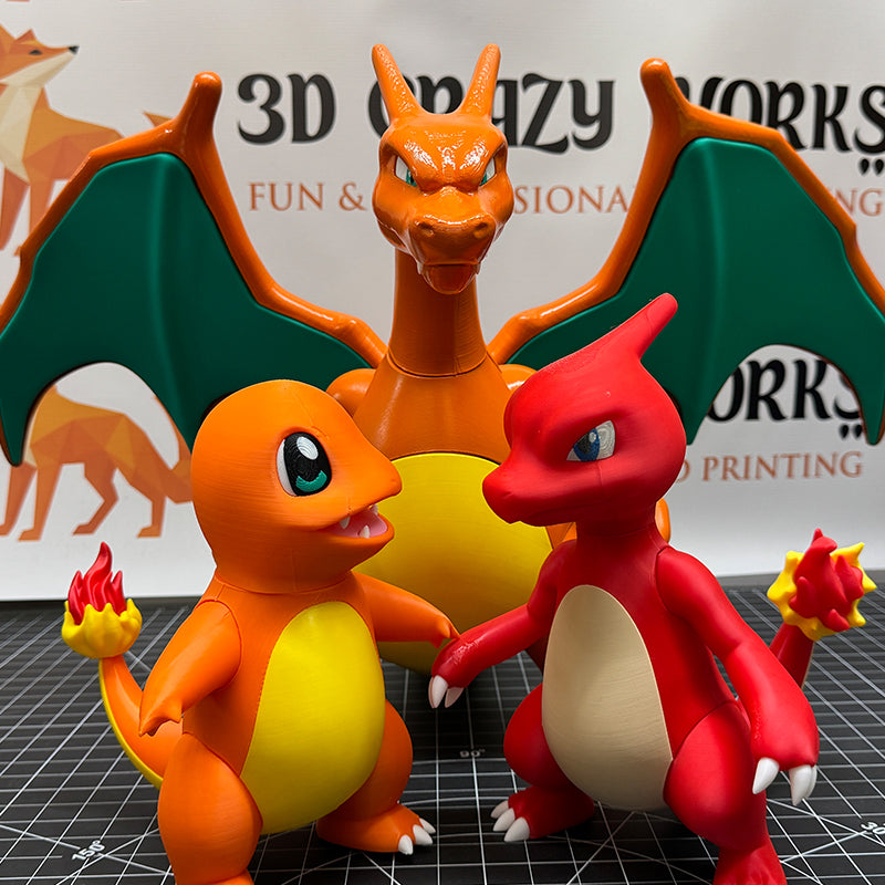 Pokemon Generation I - 8" Charmander