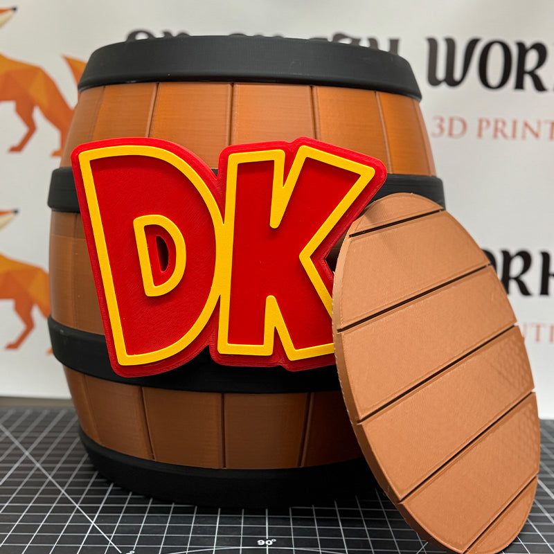 Donkey Kong - 17" DK Barrel w/ Lid Super-Sized