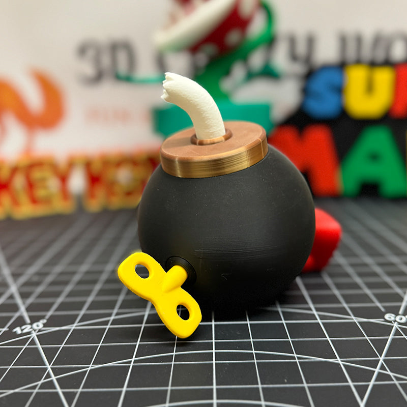 Super Mario Bros II - 7" Bob-Omb Clock